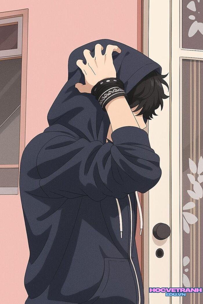 ảnh trai anime tóc đen