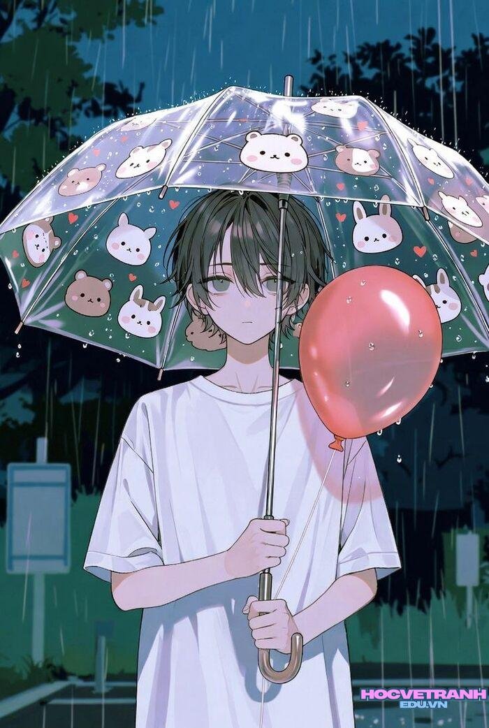 ảnh trai anime vibe buồn