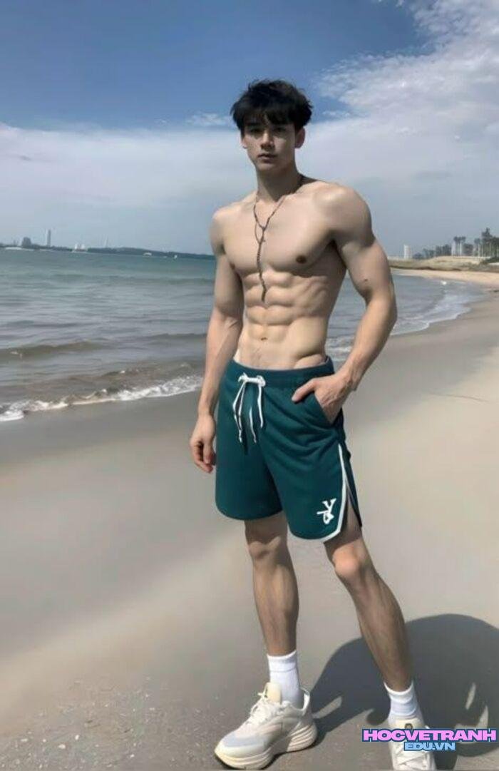 ảnh trai đẹp 6 múi body chuẩn gym