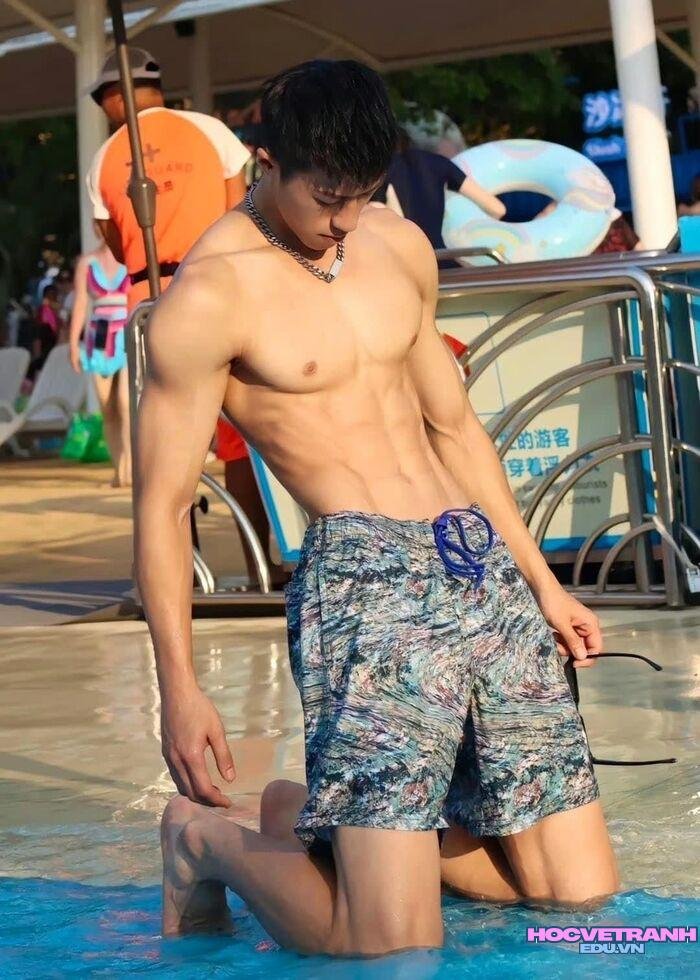 ảnh trai đẹp 6 múi phong cách gym