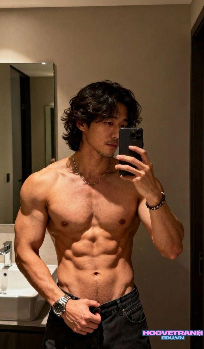 ảnh trai đẹp 6 múi style thể thao