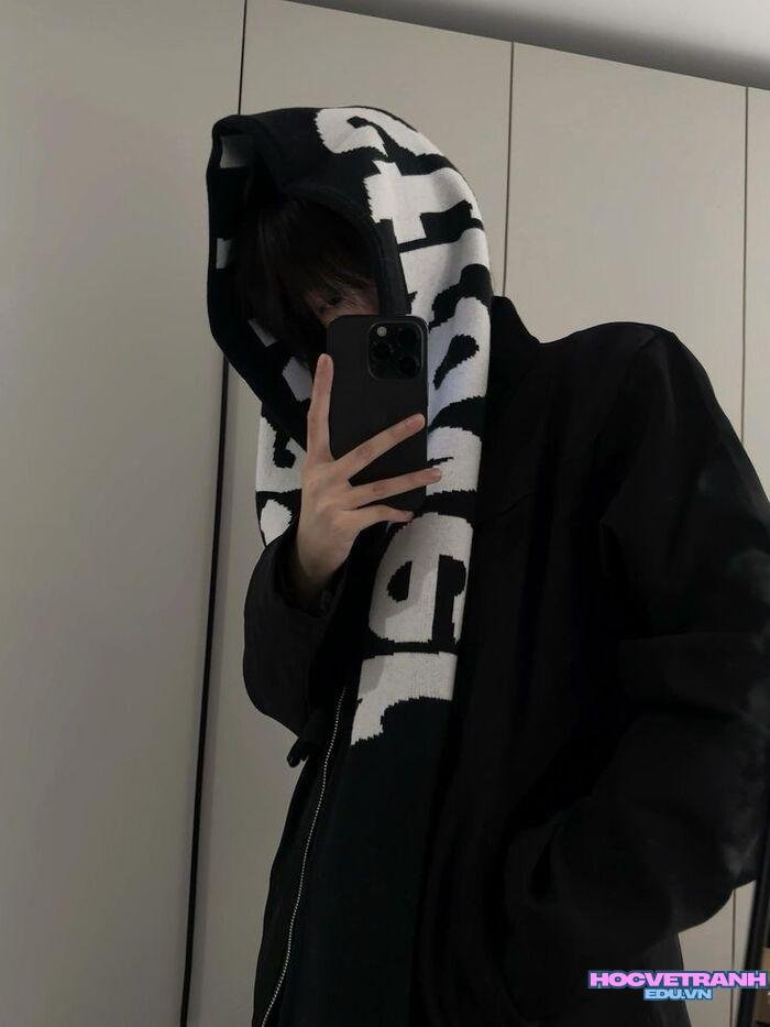ảnh trai đẹp che mặt outfit cá tính