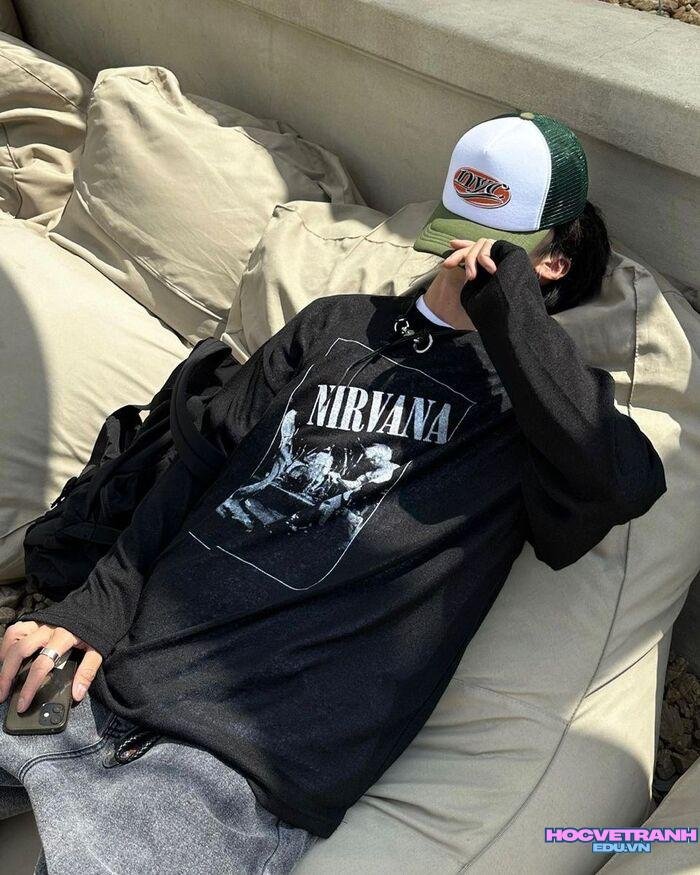 ảnh trai đẹp che mặt phong cách hiện đại