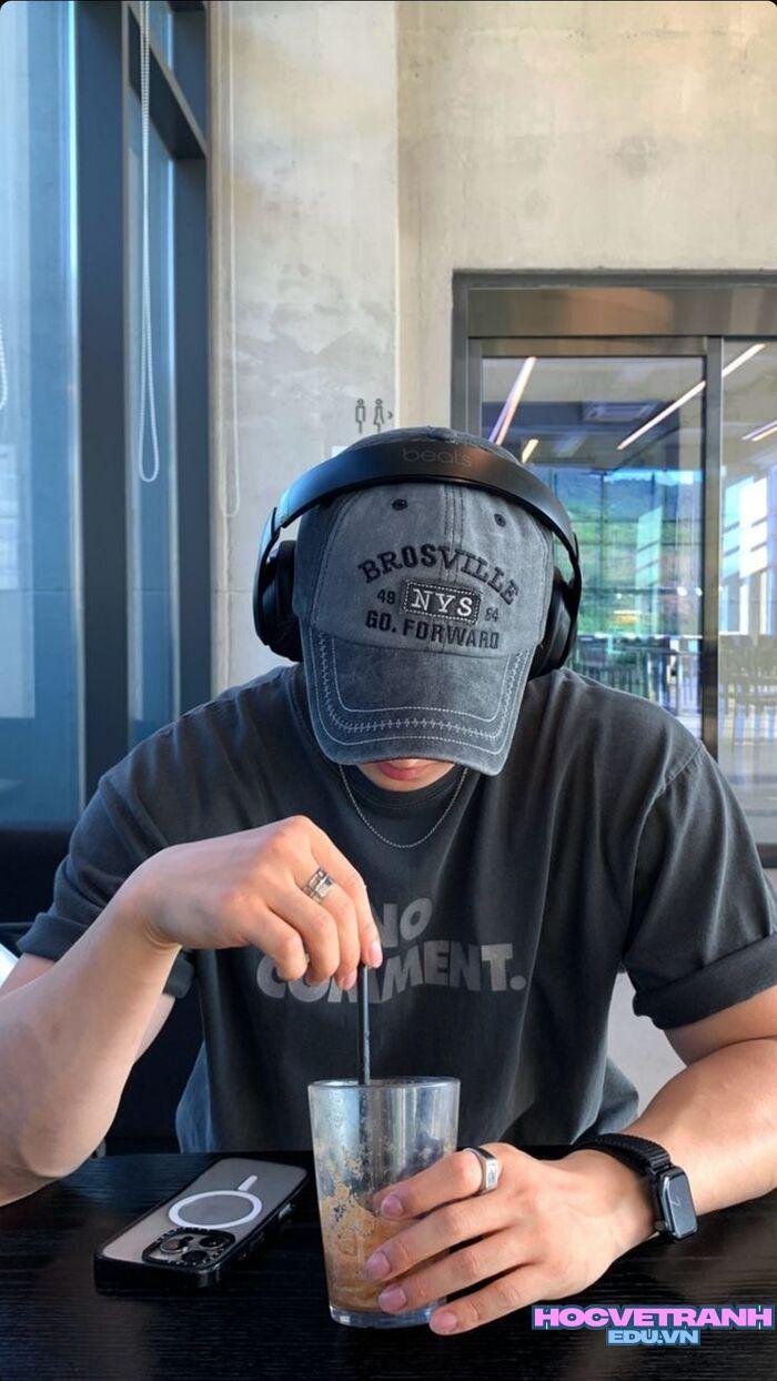 ảnh trai đẹp che mặt phong cách nam tính