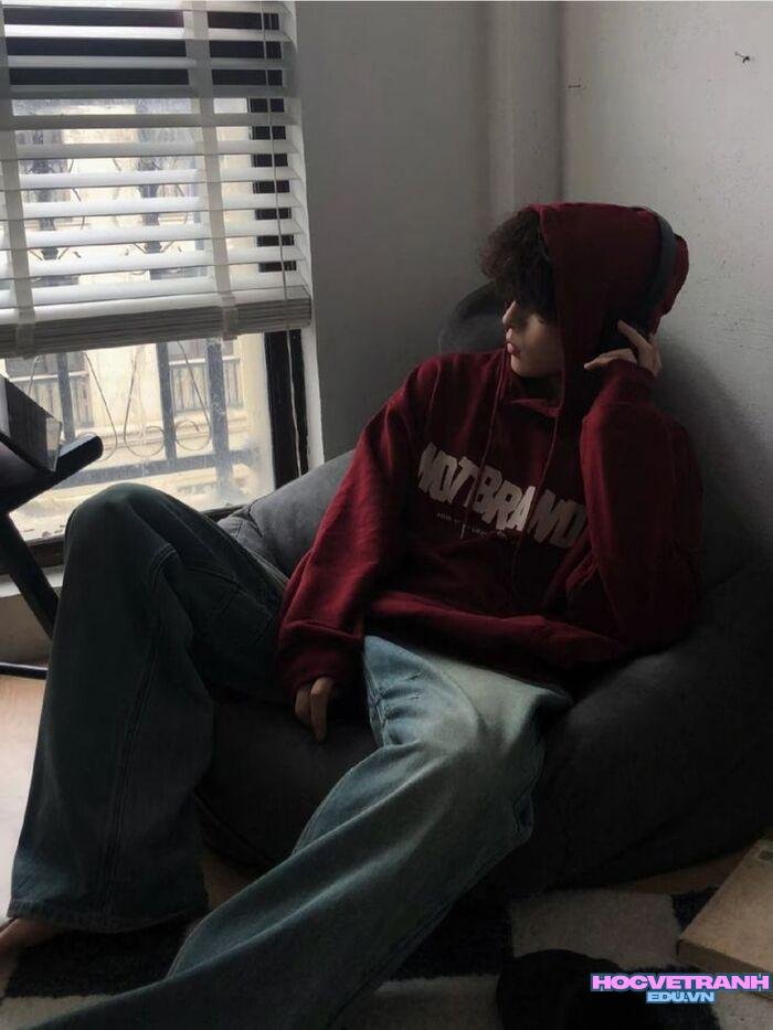 ảnh trai đẹp che mặt phong cách thời trang