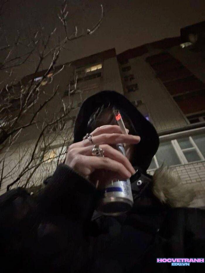 ảnh trai đẹp che mặt style hiện đại