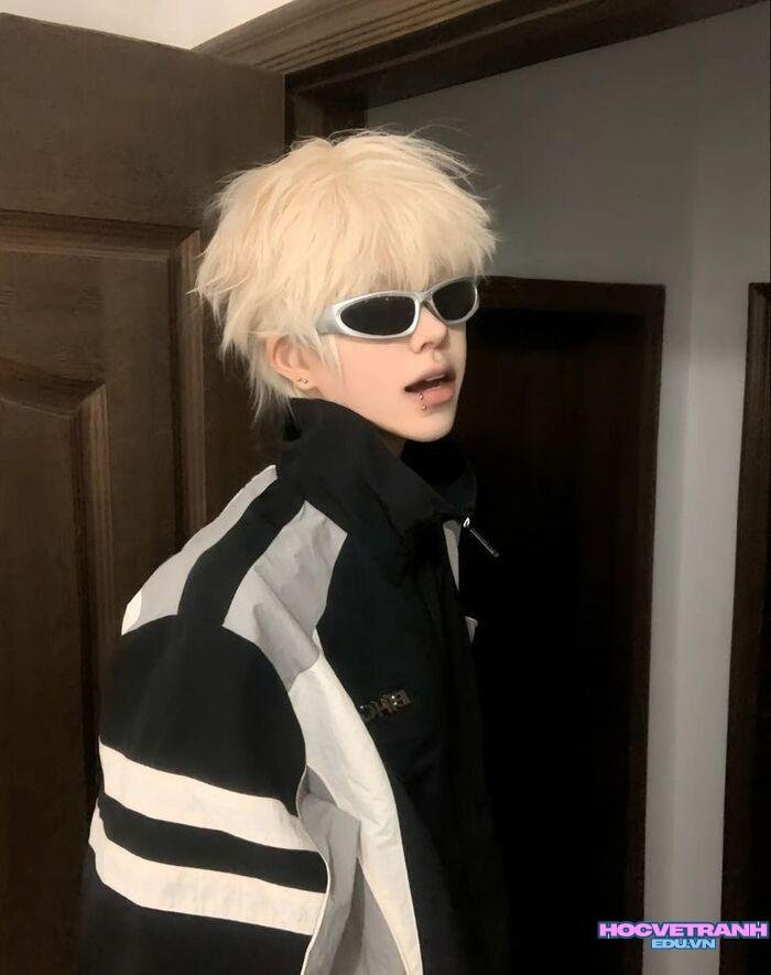 ảnh trai đẹp đeo kính ánh mắt đẹp