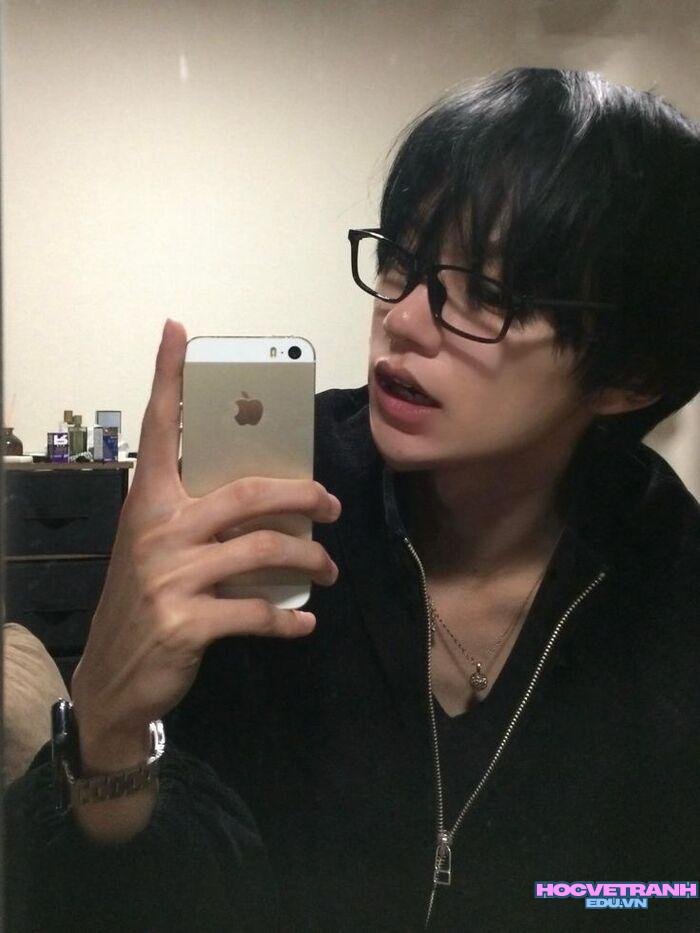 ảnh trai đẹp đeo kính style nam sinh