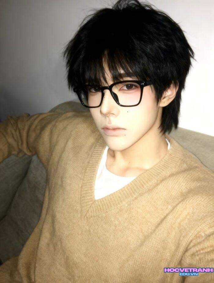 ảnh trai đẹp đeo kính thần thái nổi bật