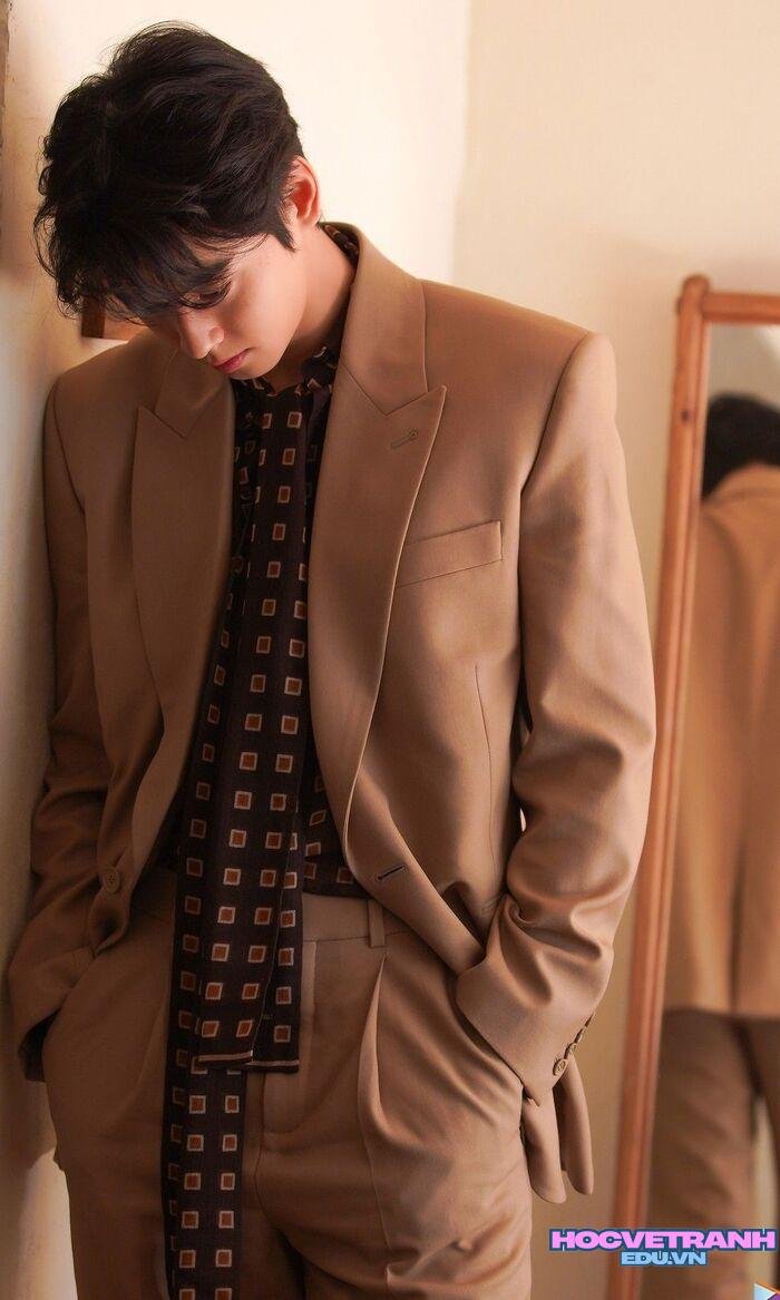 ảnh trai đẹp mặc vest gương mặt thu hút