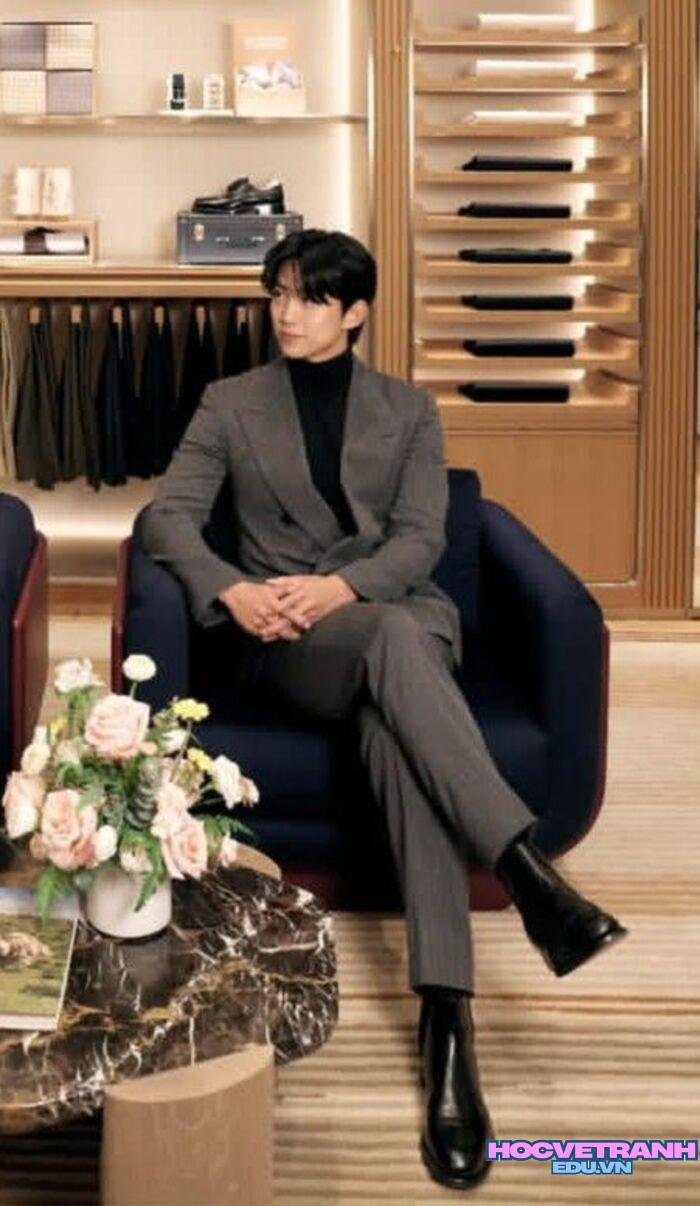 ảnh trai đẹp mặc vest phong cách trưởng thành