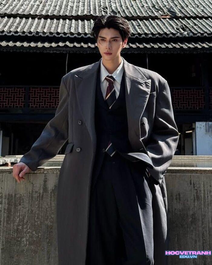 ảnh trai đẹp mặc vest style lịch lãm