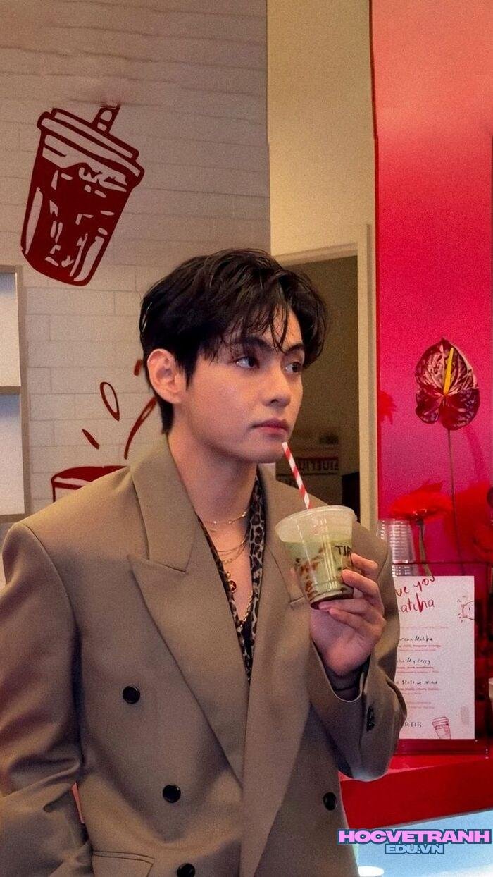 ảnh v-bts ánh mắt cuốn hút