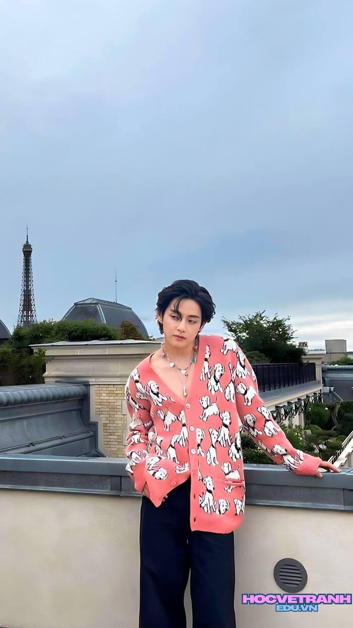 ảnh v-bts gương mặt điển trai