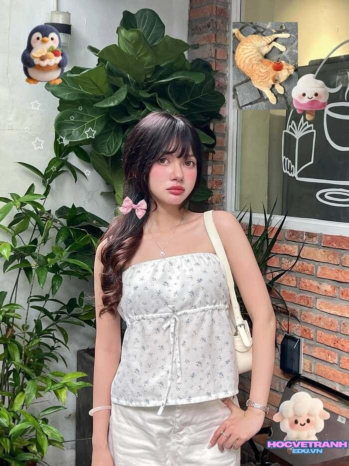 gái xinh 2k phong cách trẻ trung