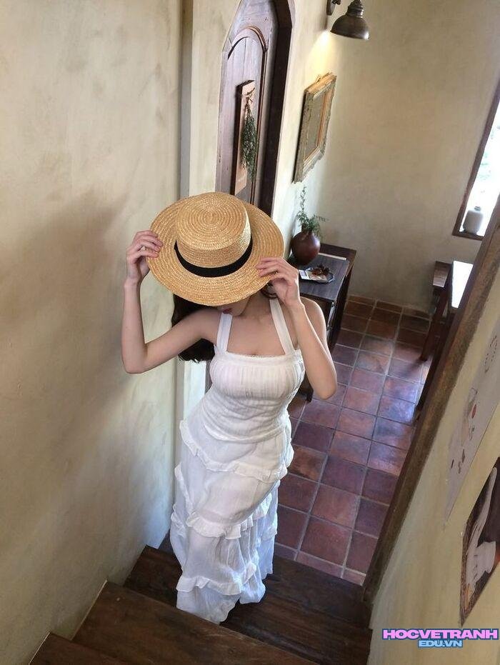 gái xinh buồn phong cách trầm