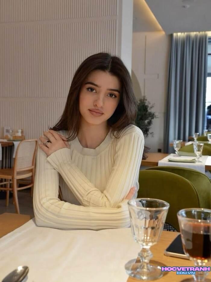 gái xinh châu âu phong cách xinh xắn