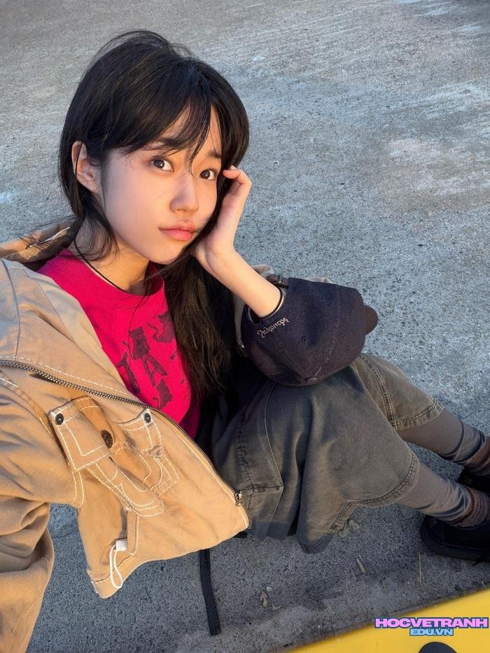 gái xinh hàn quốc tóc ngắn dễ thương