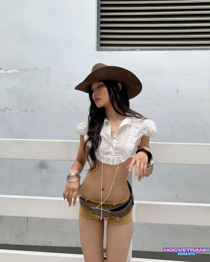 gái xinh hở hang phong cách cá tính