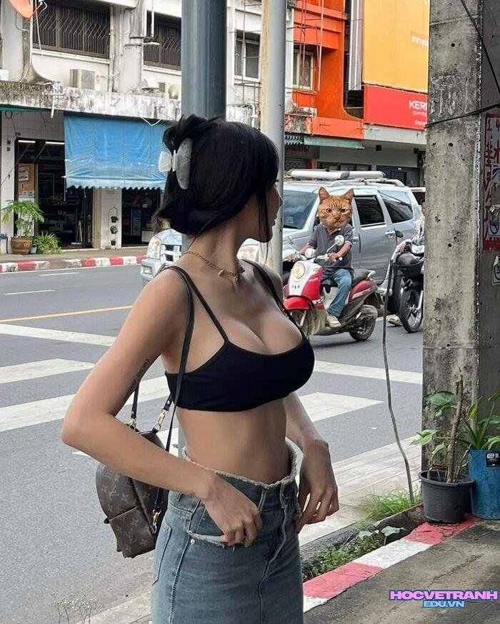 gái xinh hở hang phong cách thời thượng