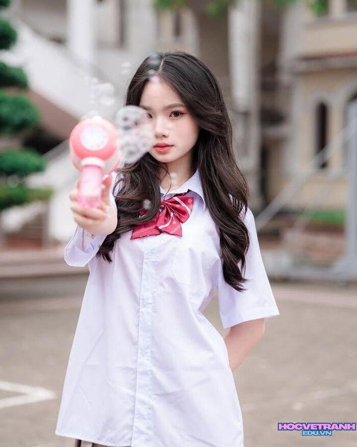 gái xinh học sinh dễ thương