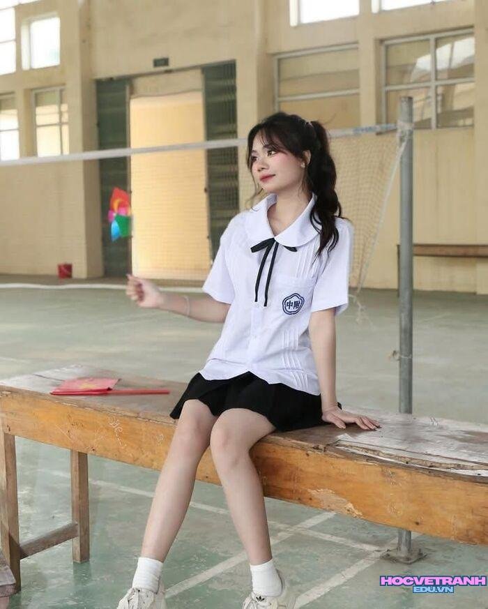 gái xinh học sinh ngây ngô