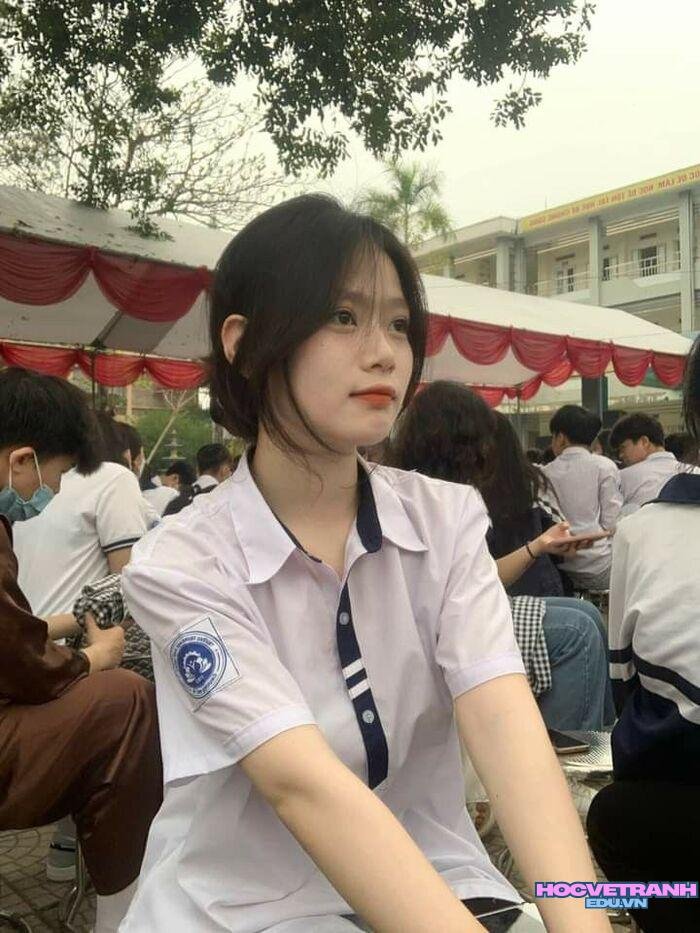gái xinh học sinh phong cách trong trẻo