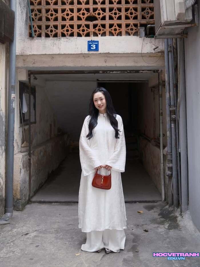 gái xinh mặc áo dài outfit truyền thống