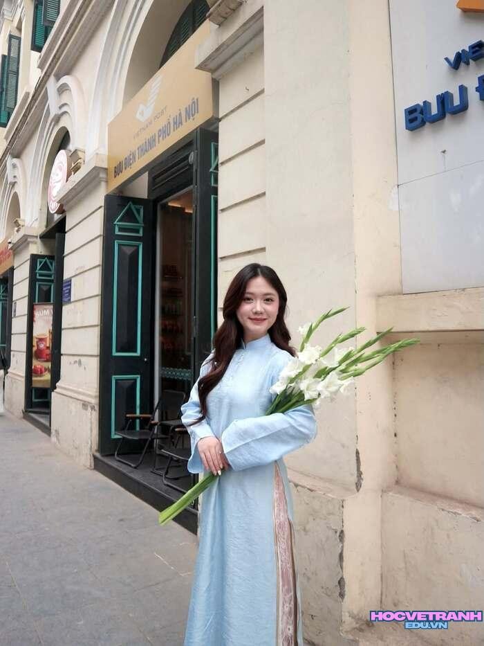 gái xinh mặc áo dài style trẻ trung