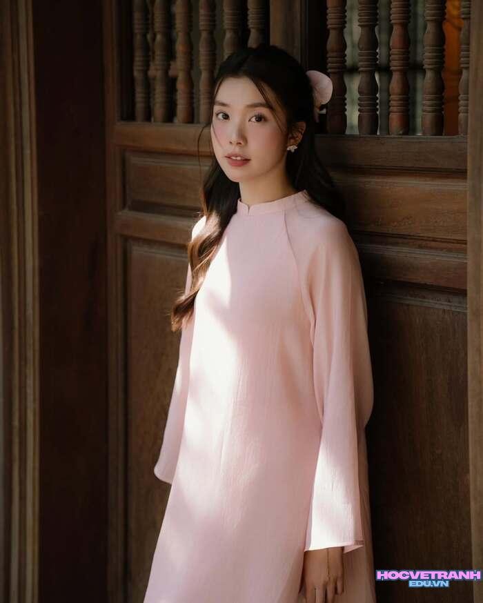 gái xinh mặc áo dài