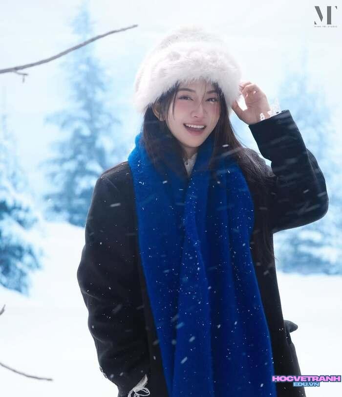 ảnh Lê Bống đẹp mùa đông
