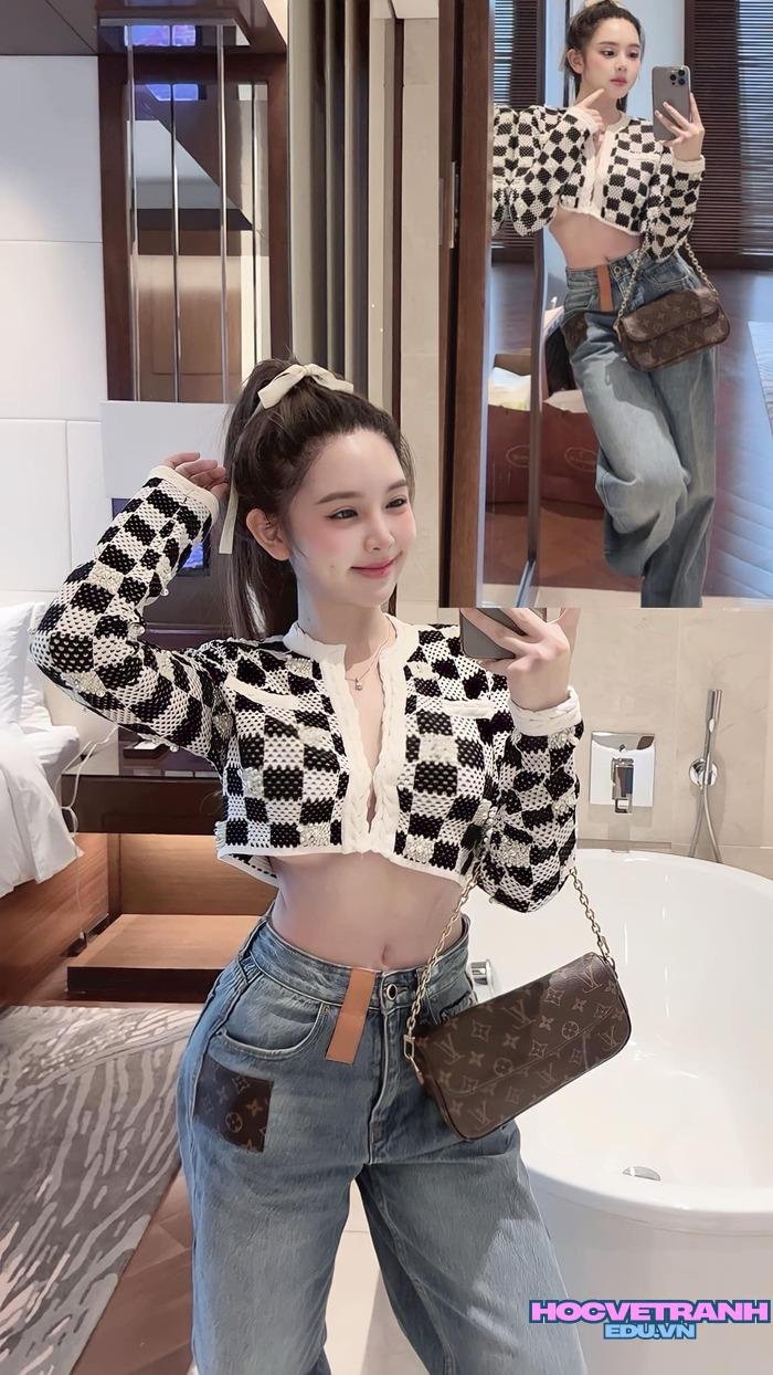 ảnh Trần Huyền Châu đẹp tươi tắn