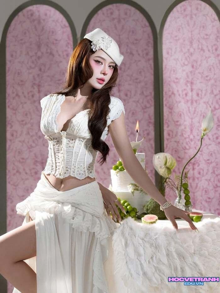 ảnh Võ Nữ Ngân Hà đẹp dịu dàng