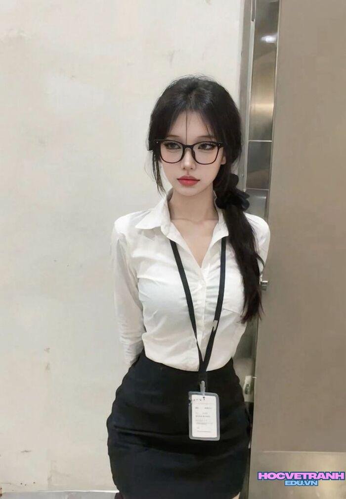 ảnh gái xinh công sở đẹp sắc nét