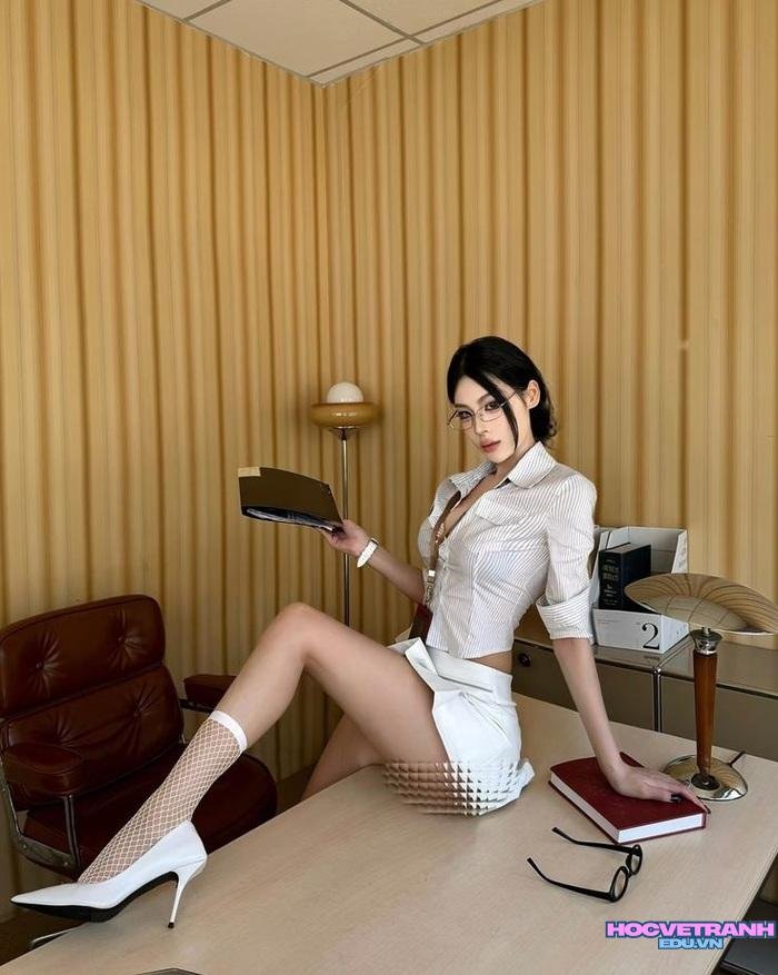 ảnh gái xinh công sở ngầu