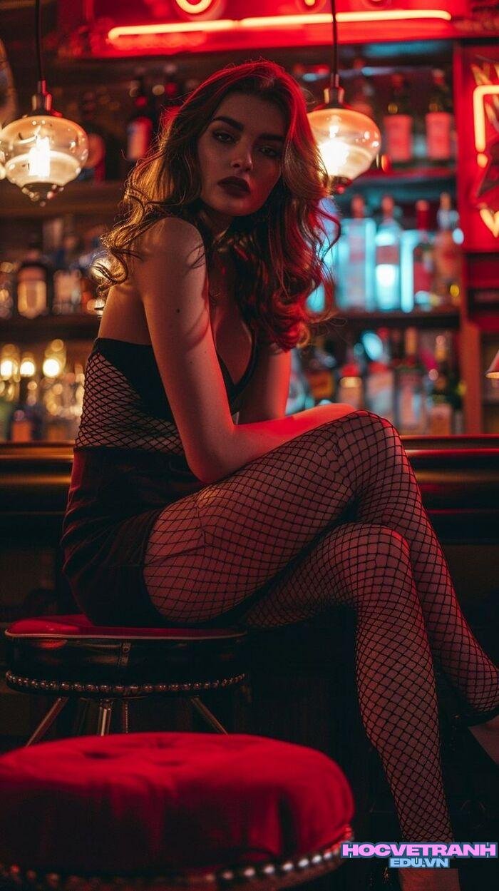 ảnh gái xinh đi bar đẹp quyến rũ ngầu