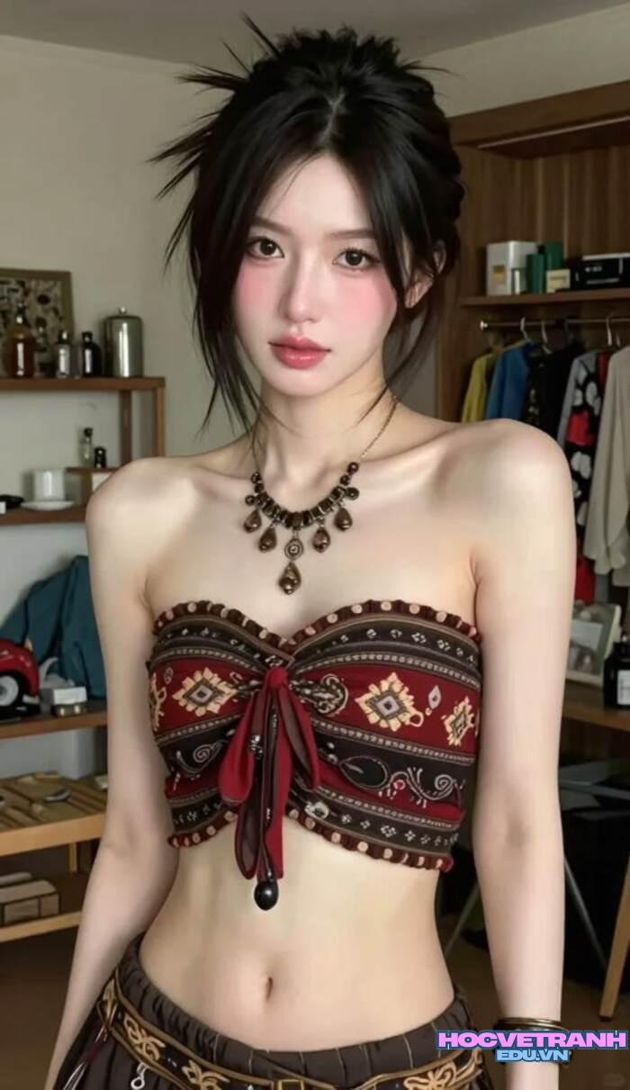 ảnh gái xinh vú bự đẹp phong cách hiện đại ngon