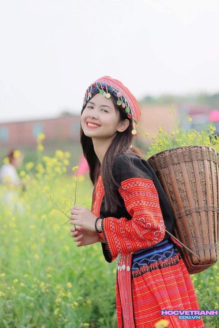 gái xinh Mông Đỏ dân tộc
