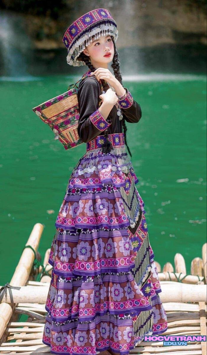 gái xinh dân tộc H’Mông hiện đại