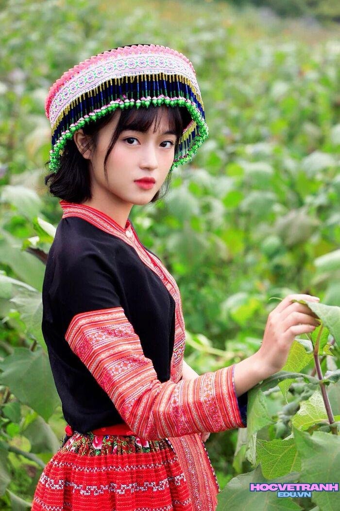 gái xinh dân tộc Hmong