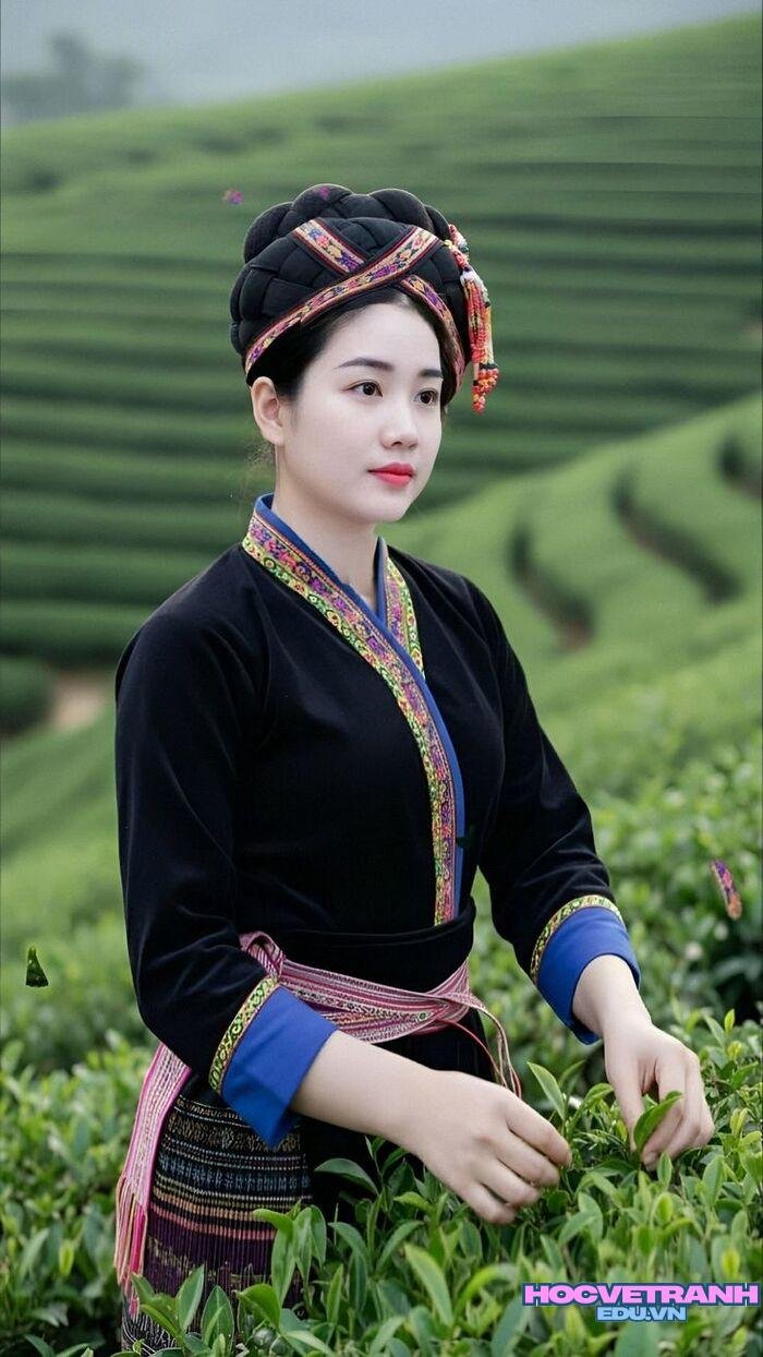 gái xinh dân tộc Lự