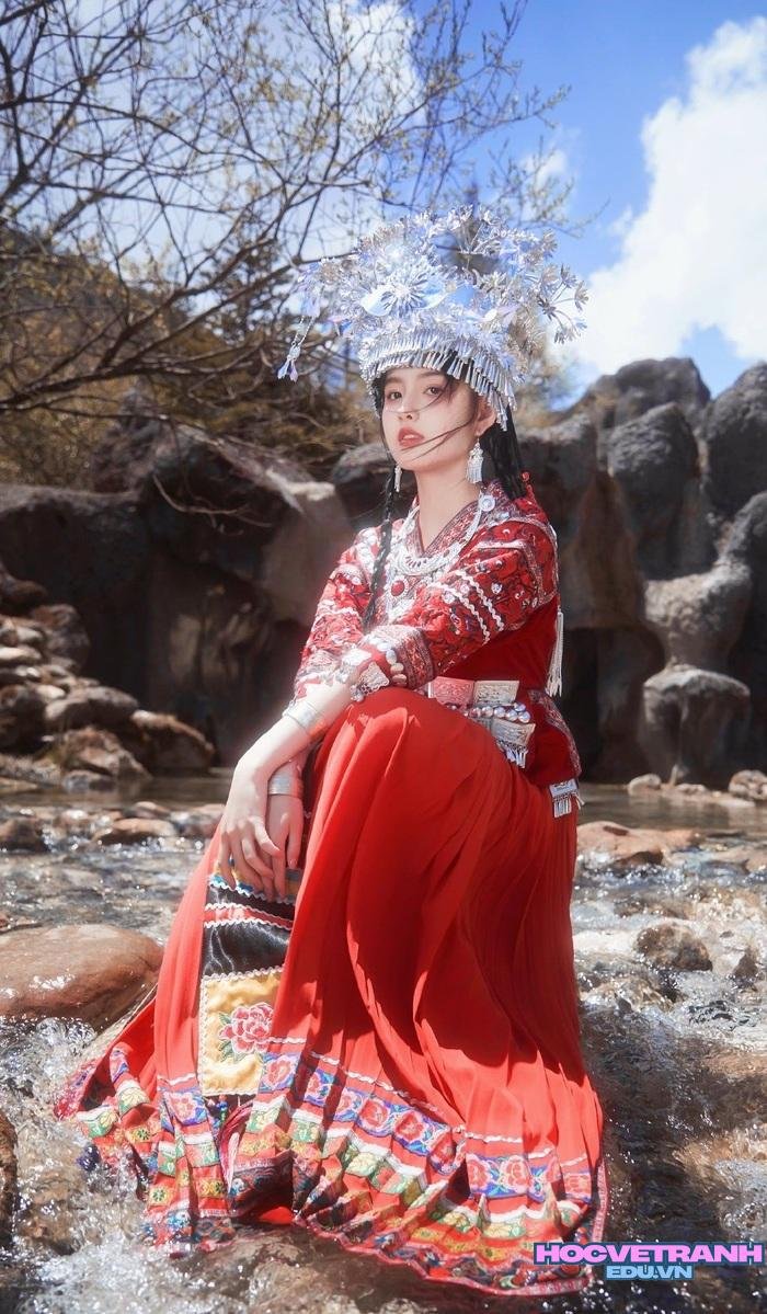 gái xinh dân tộc miao