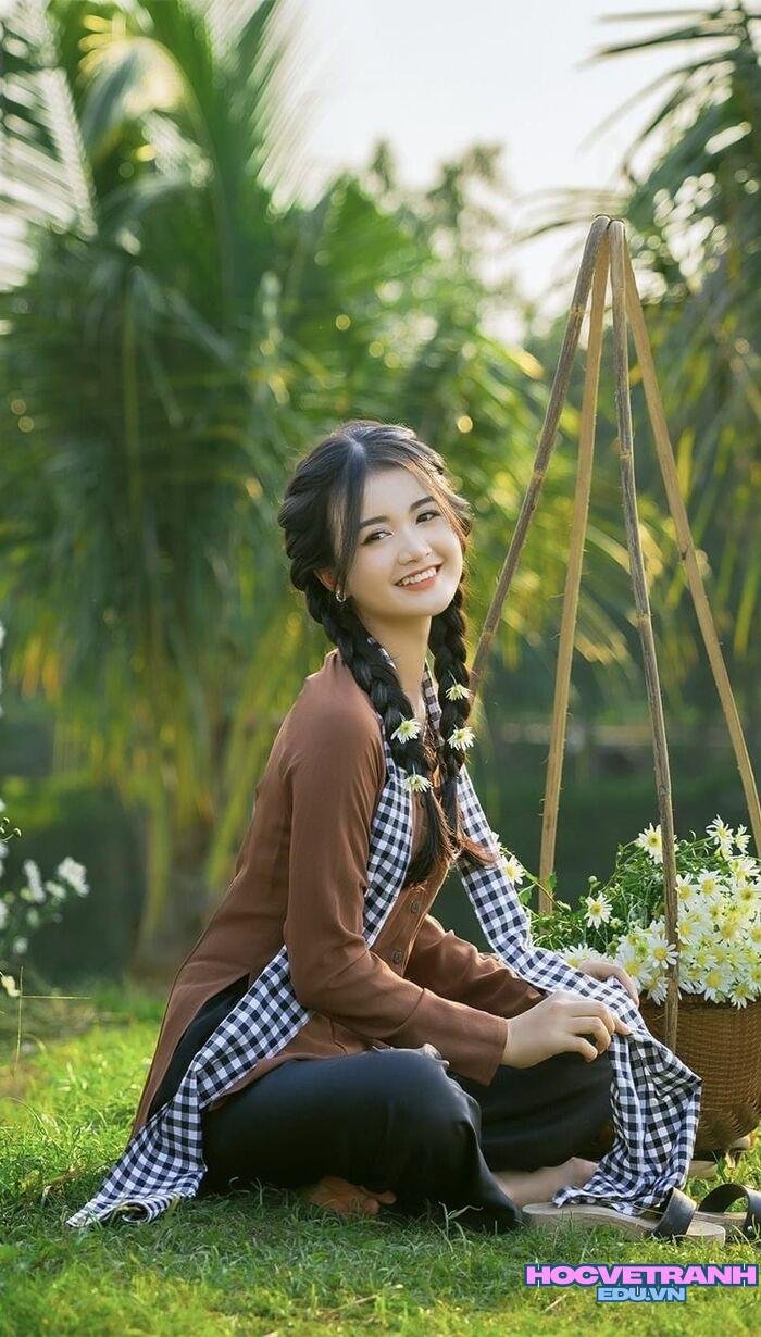 gái xinh dân tọc miền tây nam bộ