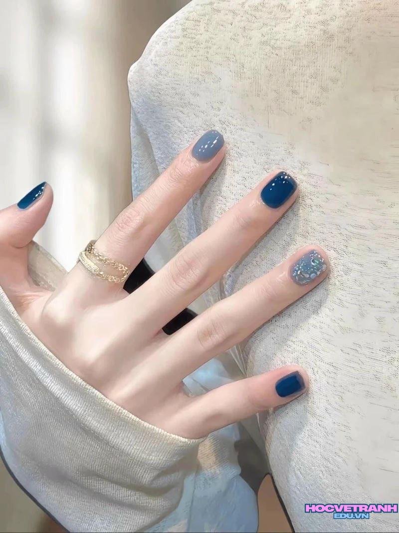Album ảnh nail 2 màu miễn phí