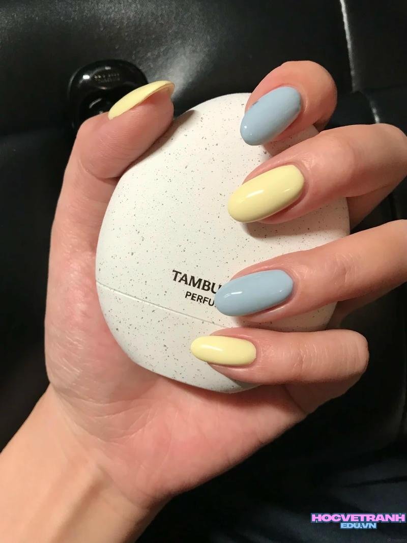 Album ảnh nail 2 màu mới nhất