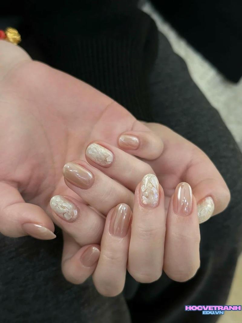 Album ảnh nail ẩn xà cừ thu hút