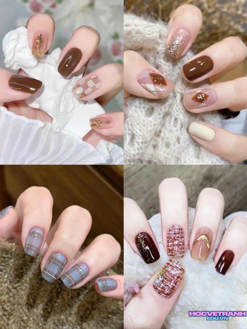 Album ảnh nail caro mới nhất