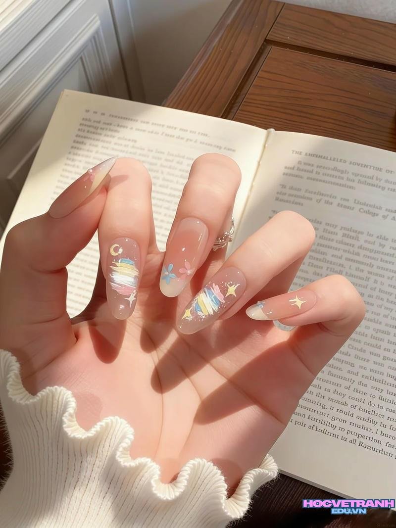 Album ảnh nail cầu vồng mới nhất