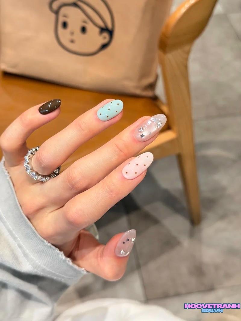 Album ảnh nail chấm bi đẹp nhất