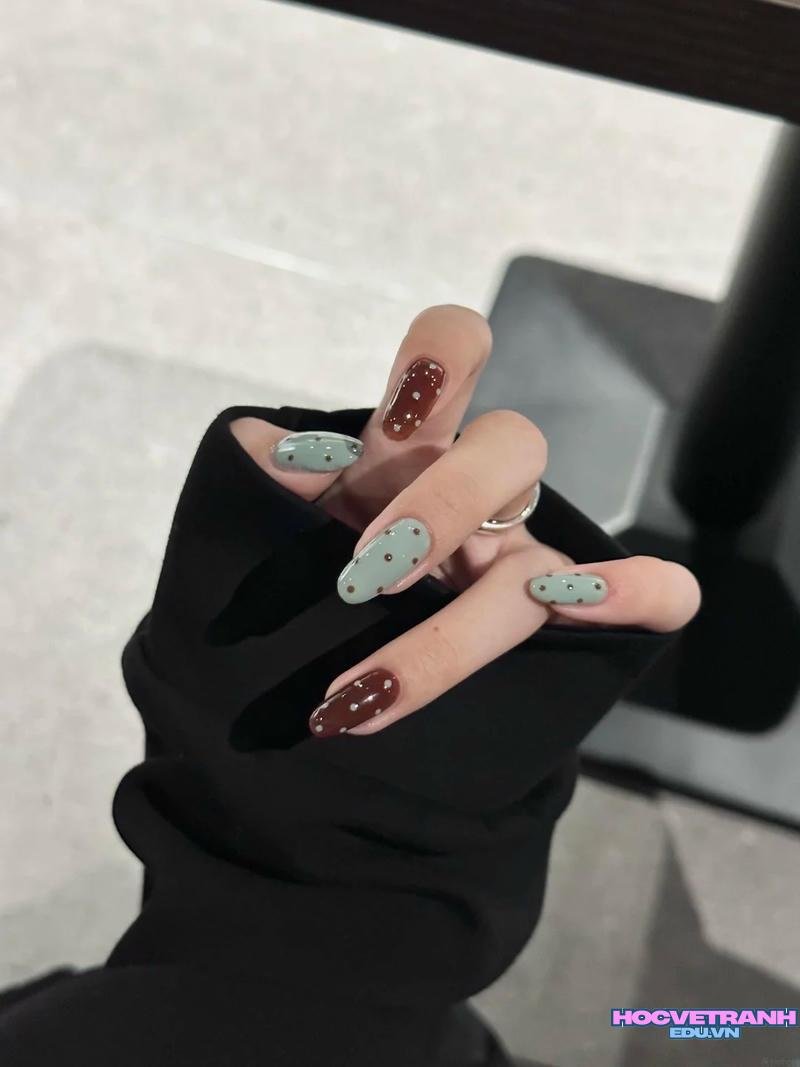 Album ảnh nail chấm bi miễn phí